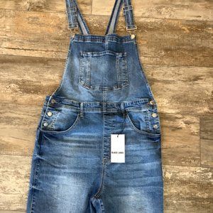 Black Label by C’est Toi Bib Overall Denim Shorts